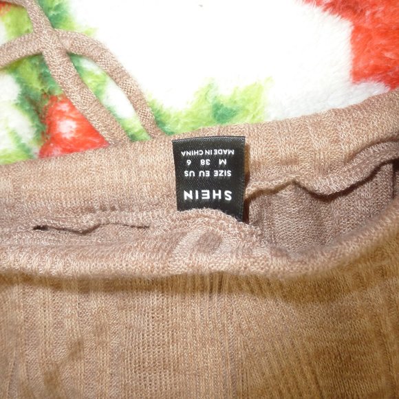 Relaxed Fit Set: Long Sleeve Crop Top Drop Shoulder & Wide pants NOWT Sz 6 M - Picture 5 of 12